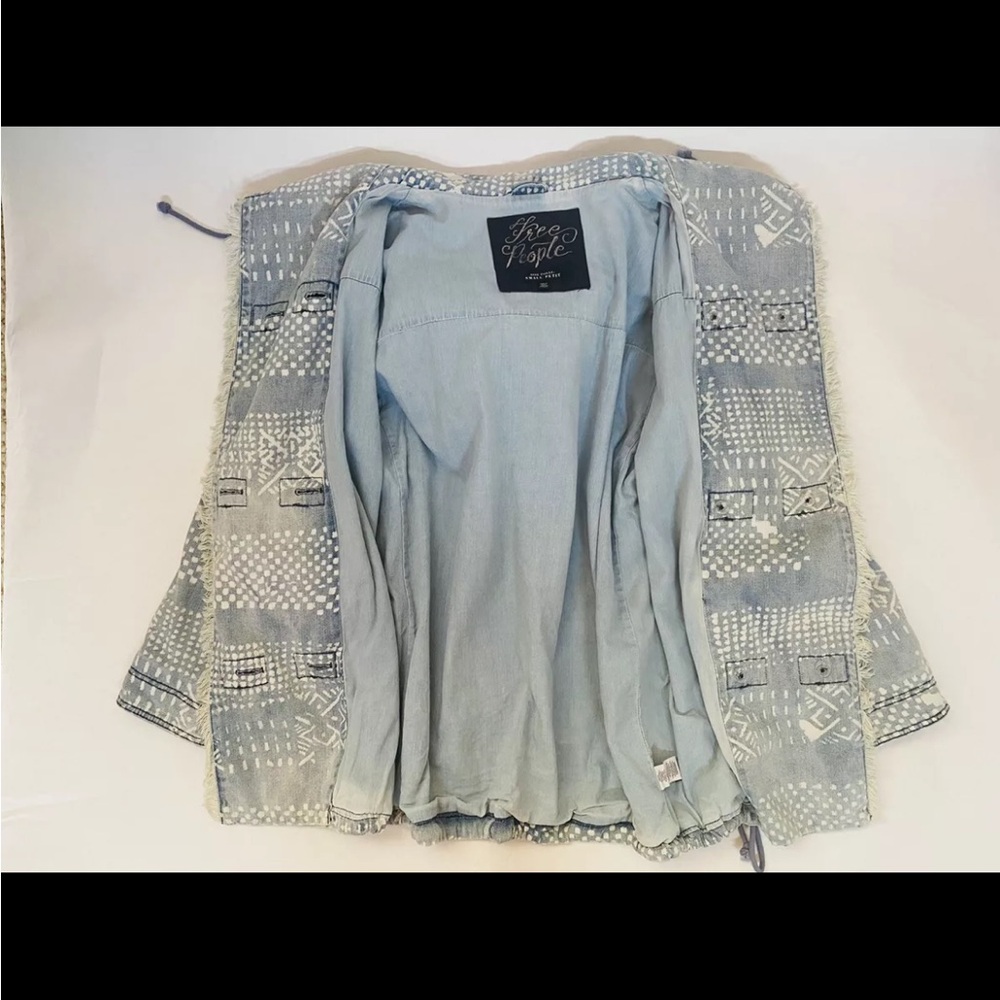 Free People VINTAGE oversized Jean Coat